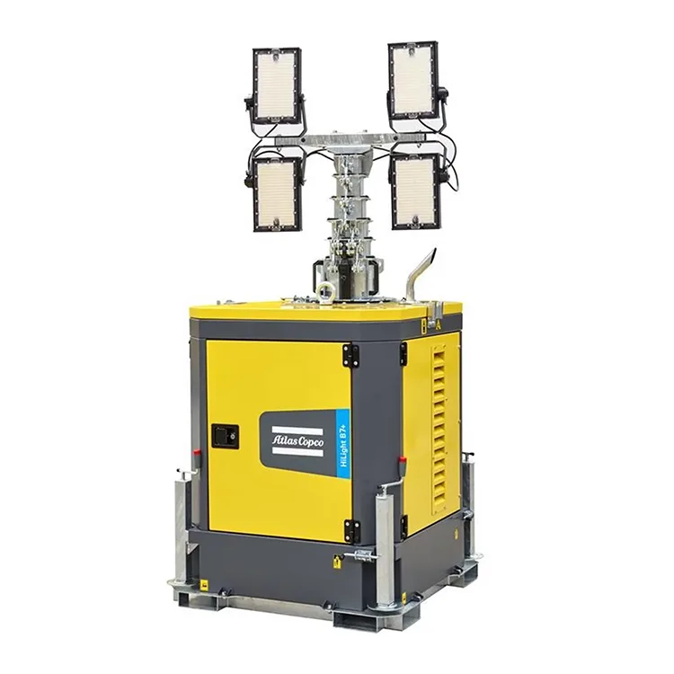 Atlas Copco LED İşıq Qülləsi Hilight Tikinti və Tədbir İşıqlandırma Layihələri üçün hansı əsas üstünlükləri gətirir?